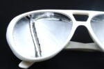 Genuine Vintage Aviator style sunglasses with mirrored lenses - Image 6