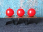 Mid Century Vintage Brutalist Style Candleholder for 3 candles