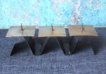Mid Century Vintage Brutalist Style Candleholder for 3 candles - Image 5