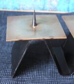 Mid Century Vintage Brutalist Style Candleholder for 3 candles - Image 9