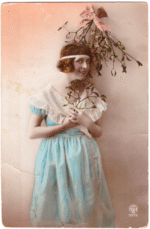 Old vintage postcard from the 1930’s;