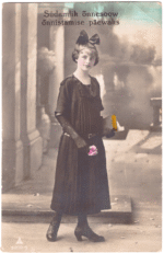 Old vintage postcard from the 1930’s;