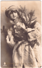 Old vintage postcard from the 1930’s;