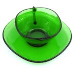 Vintage Vereco espresso cup with matching saucer - Image 2