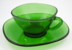 Vintage Vereco espresso cup with matching saucer - Image 3