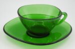 Vintage Vereco espresso cup with matching saucer