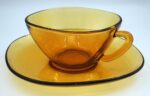 Vintage Vereco espresso cup with matching saucer - Image 3