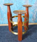 Old Vintage Candle Holder for 3 candles - Image 3