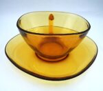 Vintage Vereco caffe cup with matching saucer - Image 2