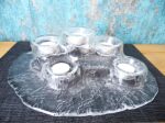 Textured Art Glass Candle Holder ‘’Volcano’’ - Image 2