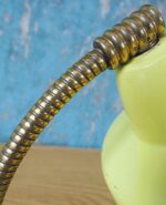 Vintage Mid-Century enameled metal bedside table lamp - Image 6