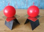 Mid Century Vintage Brutalist Style Candleholder for 1 candle - Image 5
