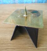 Mid Century Vintage Brutalist Style Candleholder for 1 candle - Image 2