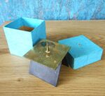 Mid Century Vintage Brutalist Style Candleholder for 1 candle - Image 4