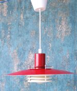 Vintage Scandinavian design pendant lamp from Danish factory ES Horn Belysning