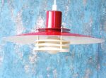 Vintage Scandinavian design pendant lamp from Danish factory ES Horn Belysning - Image 2