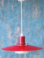 Vintage Scandinavian design pendant lamp from Danish factory ES Horn Belysning
