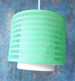Vintage Mid-Century Minimalist style Perforated Pendant lamp - Image 6