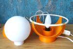 Iconic Vintage Estoplast Orange ‘'Mummu'’ Night Lamp - Image 6