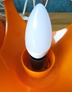 Iconic Vintage Estoplast Orange ‘'Mummu'’ Night Lamp - Image 8