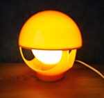 Iconic Vintage Estoplast Orange ‘'Mummu'’ Night Lamp - Image 14