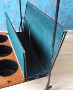 Vintage 1950’s/60’s serving trolley on wheels - Image 8