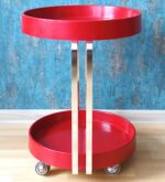 Vintage 1970’s serving trolley on Space Age style - Image 3