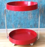Vintage 1970’s serving trolley on Space Age style - Image 4