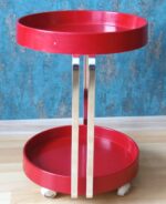 Vintage 1970’s serving trolley on Space Age style - Image 5