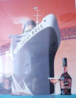 Vintage style Bali-Barbados-Bols alcohol advertising poster for pub's - Image 3