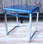 Blue Space Age Side Table designed by Marc Berthier for Prisunic - Image 2