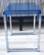 Blue Space Age Side Table designed by Marc Berthier for Prisunic - Image 6