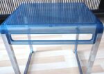 Blue Space Age Side Table designed by Marc Berthier for Prisunic - Image 10