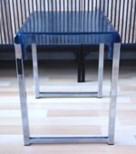 Blue Space Age Side Table designed by Marc Berthier for Prisunic - Image 3