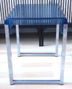 Blue Space Age Side Table designed by Marc Berthier for Prisunic - Image 5