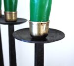 Mid Century Vintage Brutalist Style Candleholder for 3 candles - Image 4
