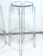 2 pieces Charles Ghost bar stools designed by Philippe Starck for Kartell - Image 6