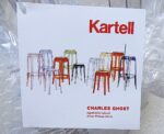 2 pieces Charles Ghost bar stools designed by Philippe Starck for Kartell - Image 9