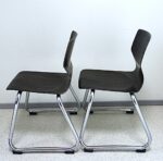 Set of two vintage children's chairs in the Bauhaus style Flötotto - Image 3