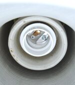 Smaller Soviet-era industrial ceiling light - Image 6