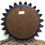 Vintage flower-shaped wall mirror - Image 4