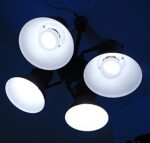 Vintage Space Age 4-spot light - Image 9