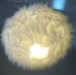 An impressive Scandinavian-designed furry ceiling lamp - Image 5