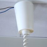 Vintage Soviet-era height-adjustable ceiling lamp - Image 4