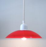 Vintage Soviet-era height-adjustable ceiling lamp - Image 6