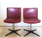 A pair of vintage Mid Century Modern Scandinavian design “Boomerang” lounge chairs - Image 2