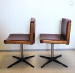 A pair of vintage Mid Century Modern Scandinavian design “Boomerang” lounge chairs - Image 3