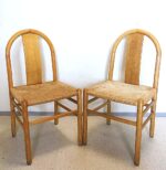 Lot from 2 Annig Sarian designed Thalia bentwood chairs for Tisettanta