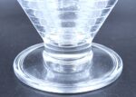 Set of four vintage pressed Martini glasses - Image 3