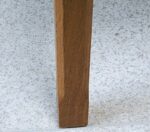 Vintage Scandinavian design small console table covered with walnut veneer - Image 8